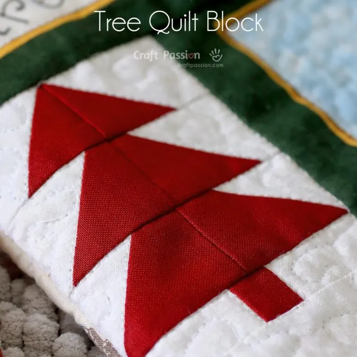 Piecing up a tree quilt block has never been so easy with the half square triangles (HST). Learn how to sew it with this detailed tutorial.