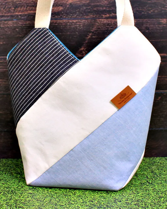 how to sew windmill tote bag