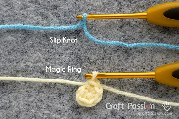 slip knot magic ring