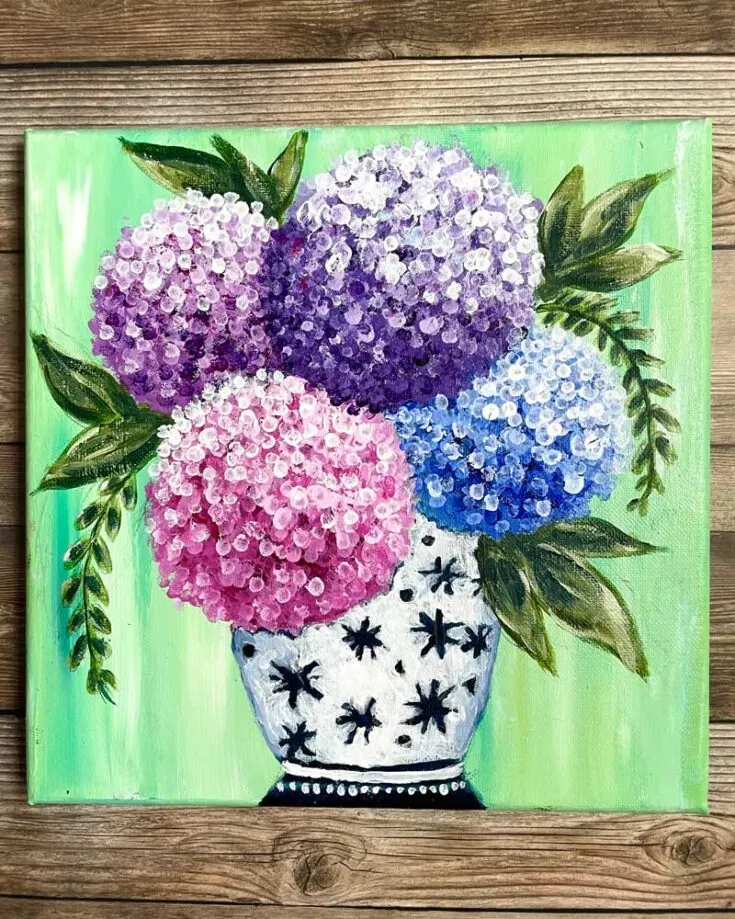 Stroll through a field full of gorgeous blooms of hydrangeas! Jasmine from Feeling Nifty teaches us to paint one in a jar out of Q tips. This makes for the perfect recycling activity!