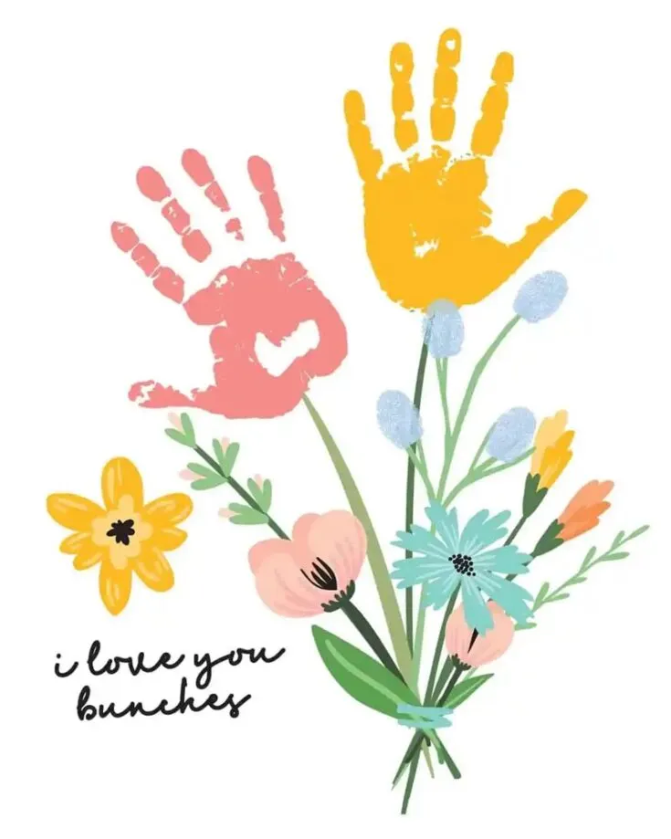 This craft is beginner-friendly and appropriate for kids to express their emotions and love in a heartfelt, homemade gift. Instead of simply saying, &ldquo;I love you,&rdquo; why not tell her everything you love about her in a painted card?
