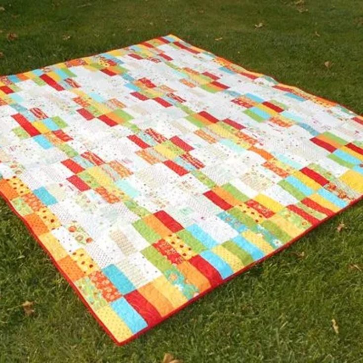 This pattern is a must-have on your quilting list! It is quilted with pastel threads in an all-over edge-to-edge design. Doesn&rsquo;t it remind you of spring? We reckon this pattern would also go swell for a picnic or a beach blanket. So, quilt one to share with your friends and family for your next outing. Size: 72 &frac12;&rdquo; x 82 &frac12;&rdquo;