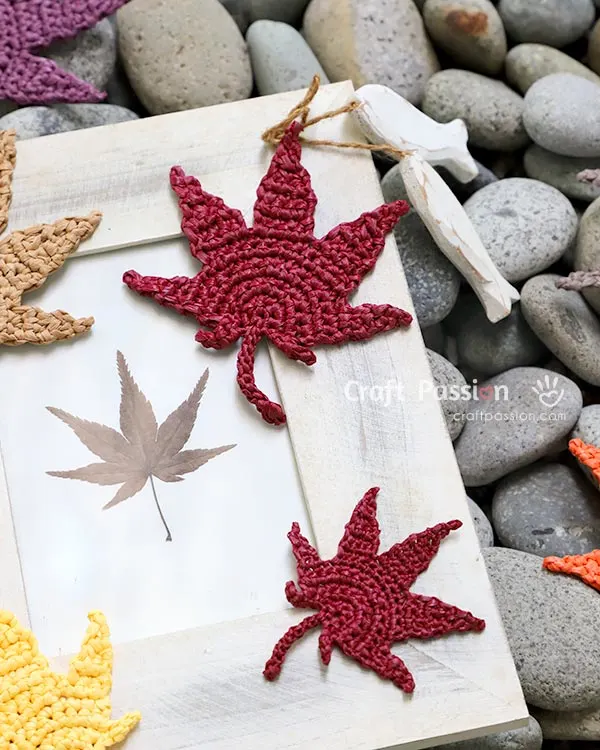 crochet japanese maple leaf pattern