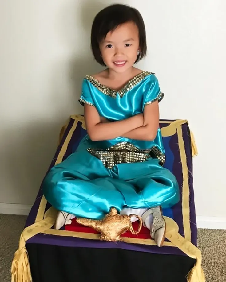Time to soar through the skies on your magical carpet as you collect candy through the neighborhood! Get ready to enter a mystical world with this costume as you embrace the Aladdin vibes!