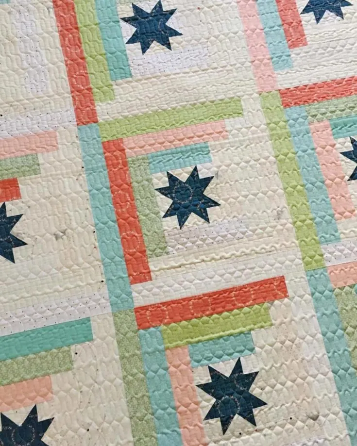 Discover the beauty of this star quilt pattern! It&rsquo;s a delightful blend of traditional and contemporary design, cozy cabin blocks, and striking star accents. It&rsquo;s ideal for beginner and seasoned quilters alike, and for only $10, you can make your star quilts in these sizes: Baby (54&rdquo; x 54&rdquo;) Throw (72&rdquo; x 72&rdquo;) Twin (72&rdquo; x 90&rdquo;)