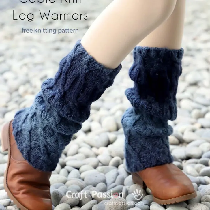 Cable Knit Leg Warmers Pattern