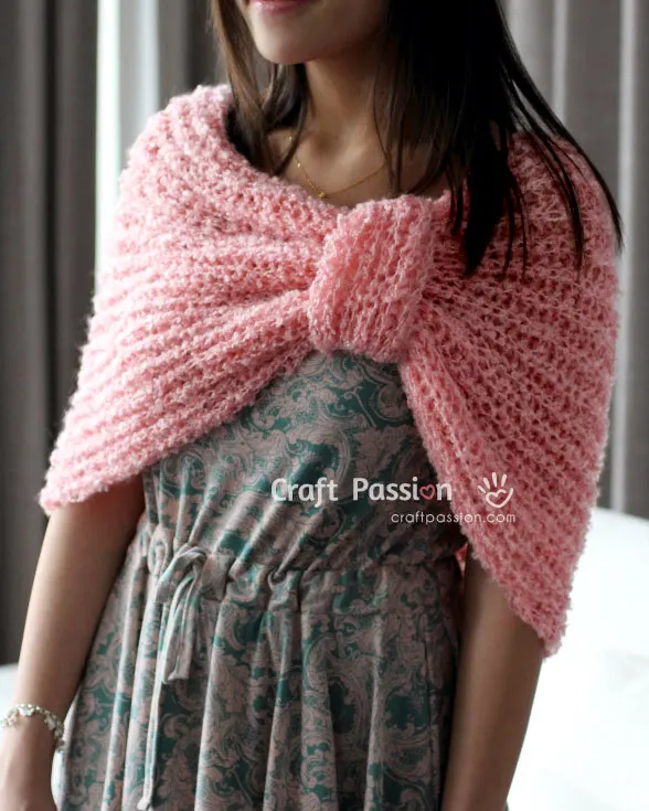 knit capelet pattern