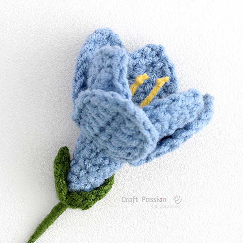 large freesia flower crochet pattern full bloom freesia flower crochet pattern - free pattern