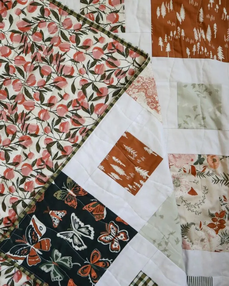 Add a touch of creativity to your quilts by following this simple layer cake layout tutorial on YouTube! Whether you&rsquo;re a beginner looking to embark on your first quilting project or an experienced one seeking fresh inspiration, this design will definitely leave an impression. The fabric prints have such a lovely indie vibe, and this 67&rdquo; x 86&rdquo; quilt uses one layer cake and two yards of fabric.