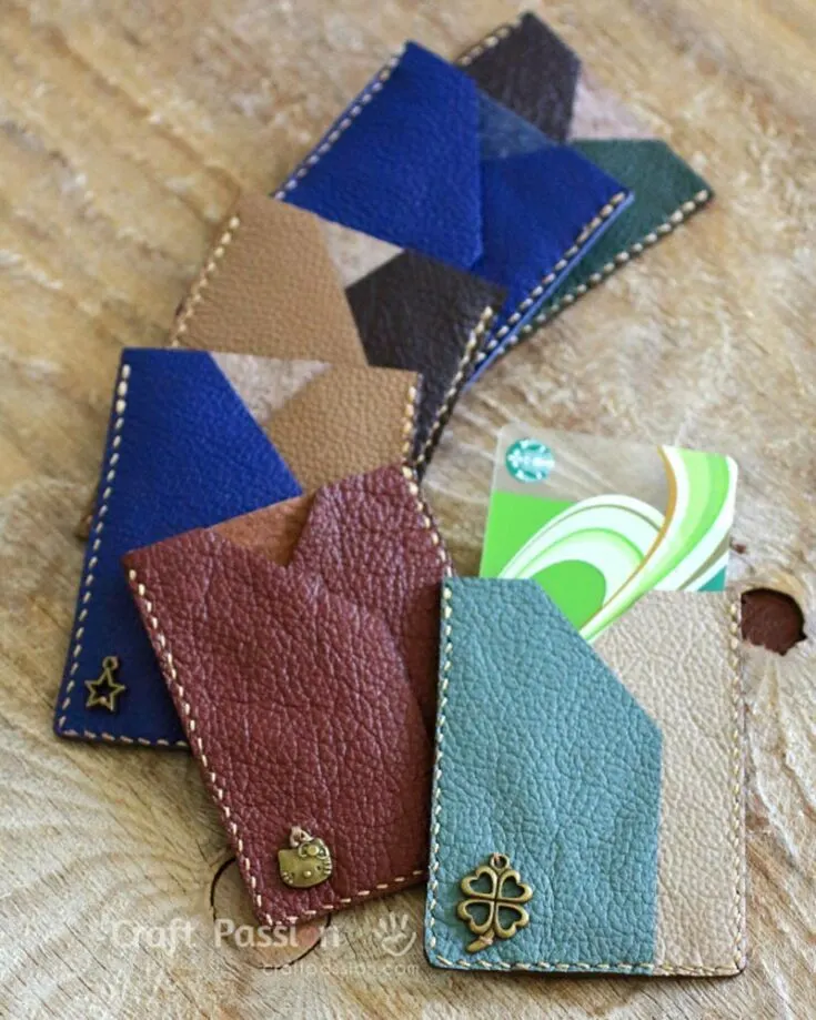If your dad is as picky as mine, you would know that selecting the right card sleeves in-store is always a challenge. Instead, why not make him one that he could use daily or to work? If you cannot find leather scraps, you can always opt for faux leather, PVC leather, or thick felt to imitate the texture of it.&nbsp;