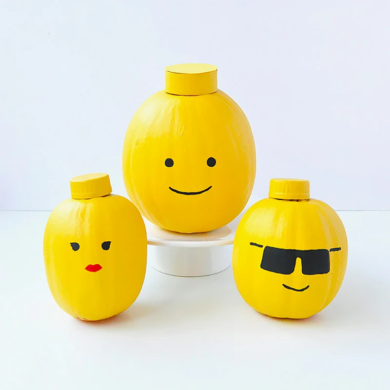 Lego was definitely a staple toy for most of us. Have fun with your kids in painting their favorite Lego faces and figurines on this year's pumpkins!