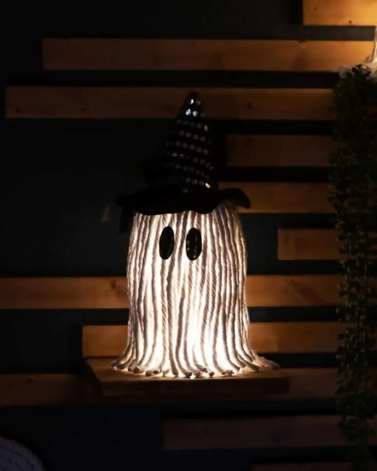 Get simple materials you probably have at home to create a cool ghostly friend that none of your neighbors will have seen! You can even add a hat to give it a personalized touch.