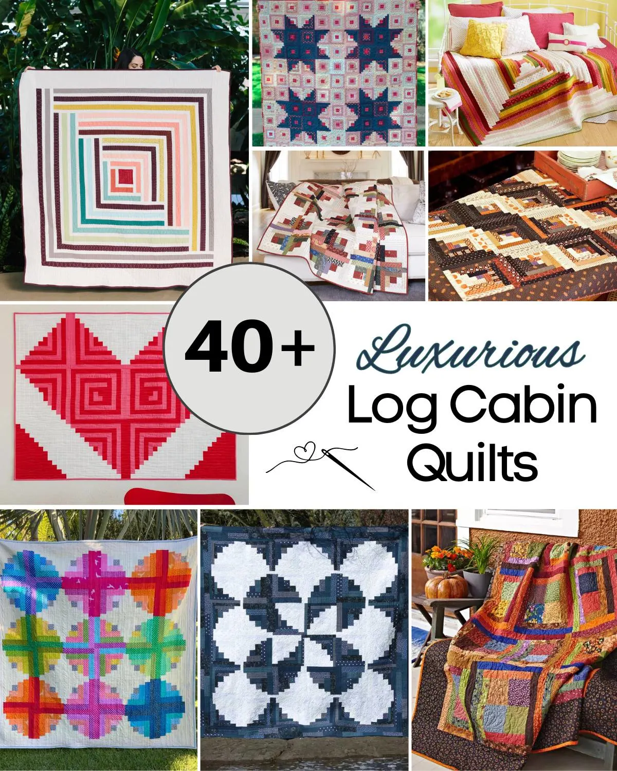 Get enthralled by our curated list of log cabin quilt patterns! Choose your favorite to create a luxurious quilt that reflects your unique style.