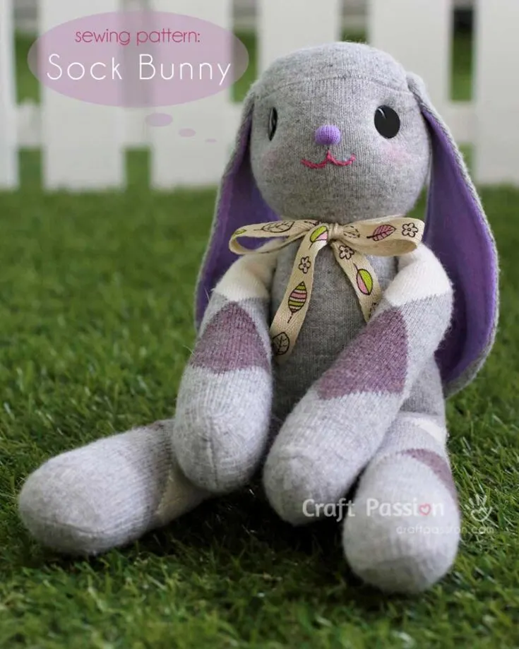 Meet Lilac, the lop-eared sock bunny made by us! This would go perfectly as an Easter craft addition that will leave everyone in awe of your beautiful craftsmanship. With just a few pairs of socks, you can make this fantastic design in no time.&nbsp;