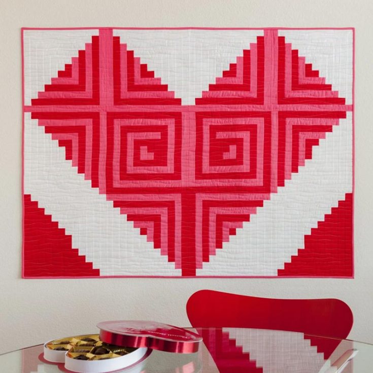 Show some love to your home decor with this immense love quilt pattern! Trust us; it&rsquo;ll add a fun accessory to your cozy home while showcasing your beautiful artwork. Whether you&rsquo;re a seasoned or beginner quilter, this project promises hours of creative fun and plenty of love stitched into every block. The finished size is 48&rdquo; x 36&rdquo;.