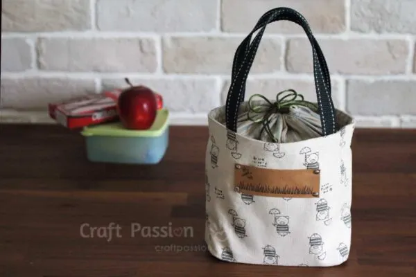 lunch bag sew pattern