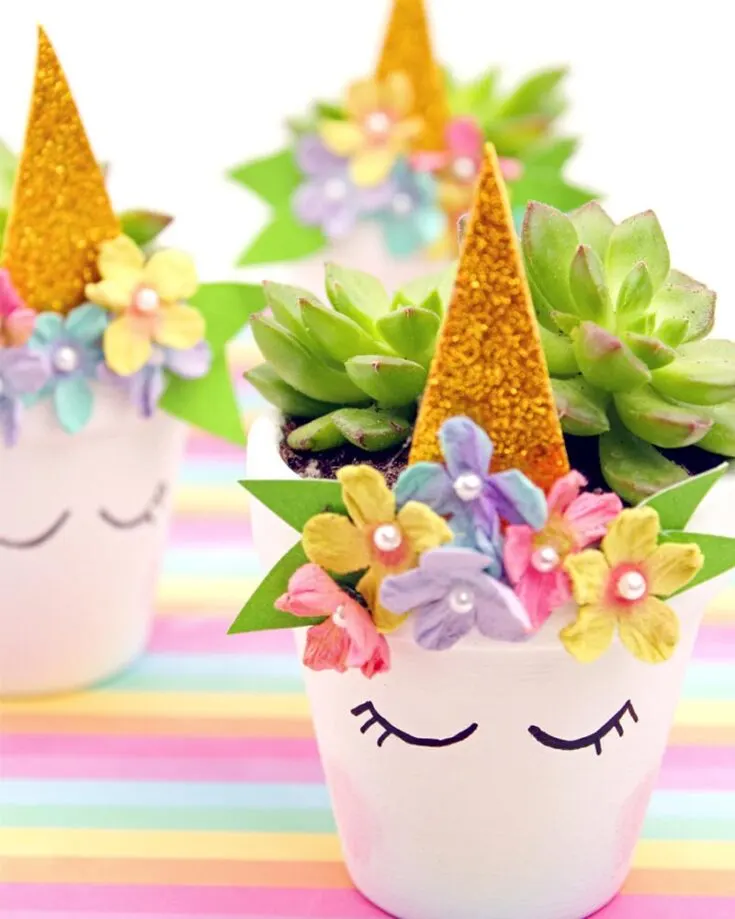 Does your Mom have a green thumb? Then, this one-of-a-kind unicorn planter craft will be the perfect gift for her. Watch her smile light up brighter than a rainbow as she receives this enchanting gift that comes straight from the heart.