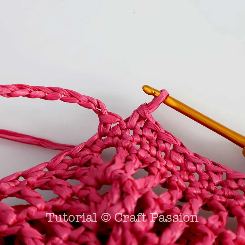 how to crochet market bag