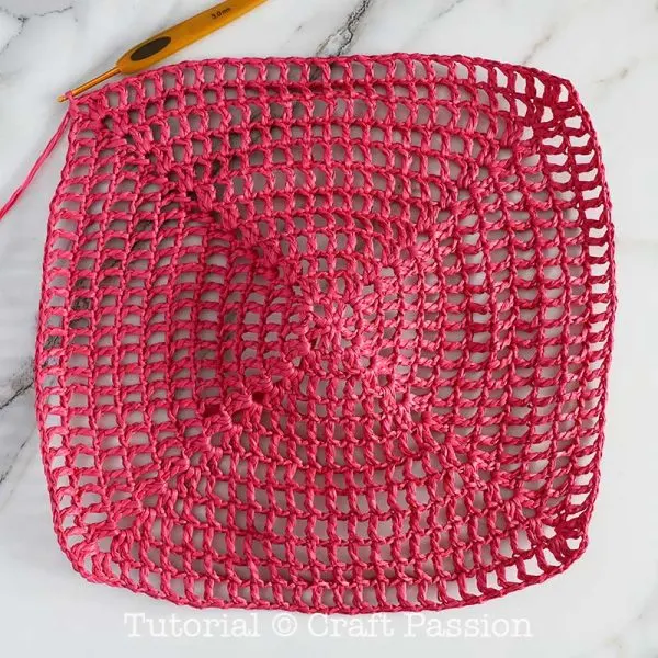 how to crochet market bag