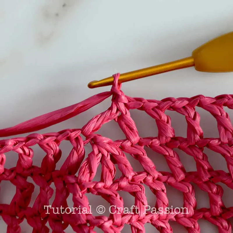 how to crochet market bag
