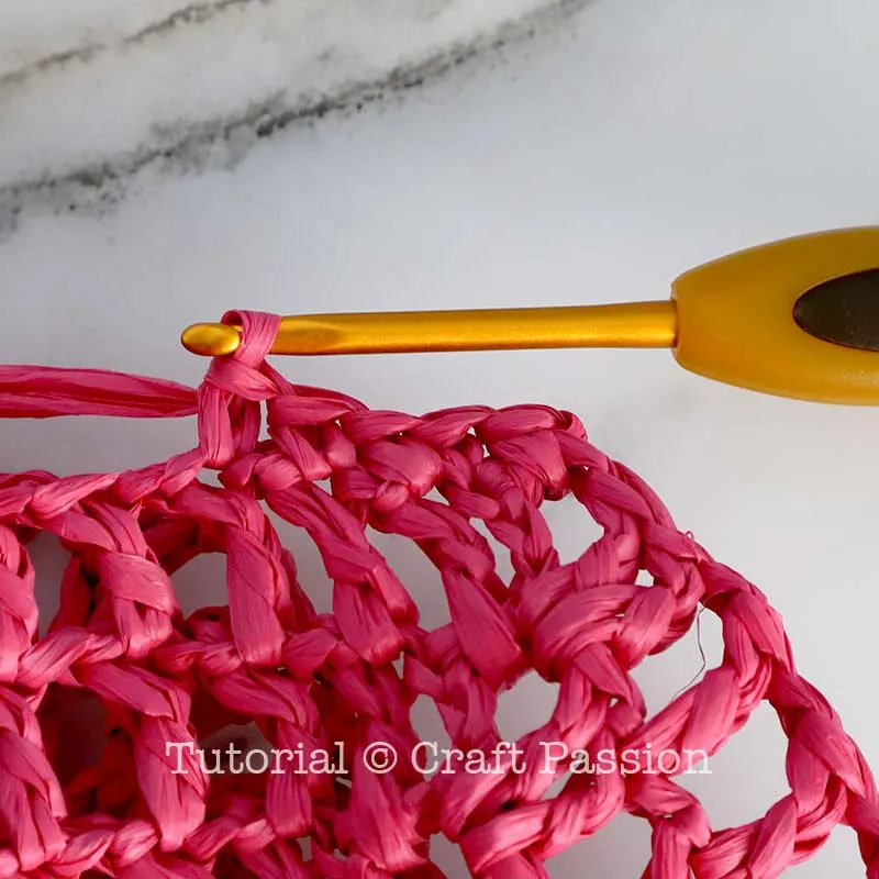 how to crochet market bag