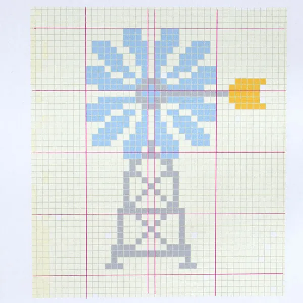 how to read cross stitch pattern