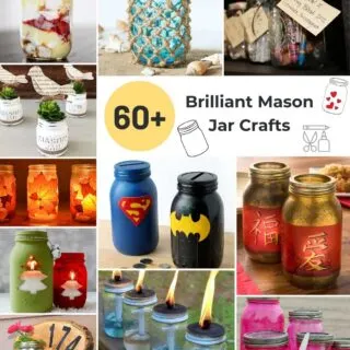 Explore these brilliant mason jar crafts for home d&eacute;cor, storage, and gifts. Simple, creative, and fun DIY ideas to inspire you!