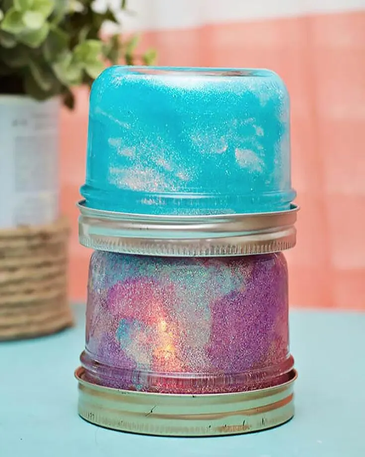 Did you know you can make crafts like these while still saving money? This dollar tree craft is cheap and easy. Your kids/preteens will love these helping to keep the dark out of their room. Give it a go!