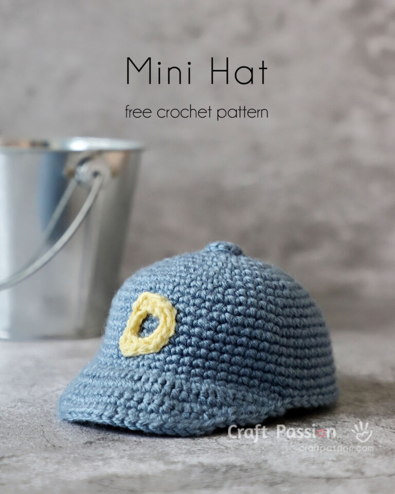 crochet dog hat