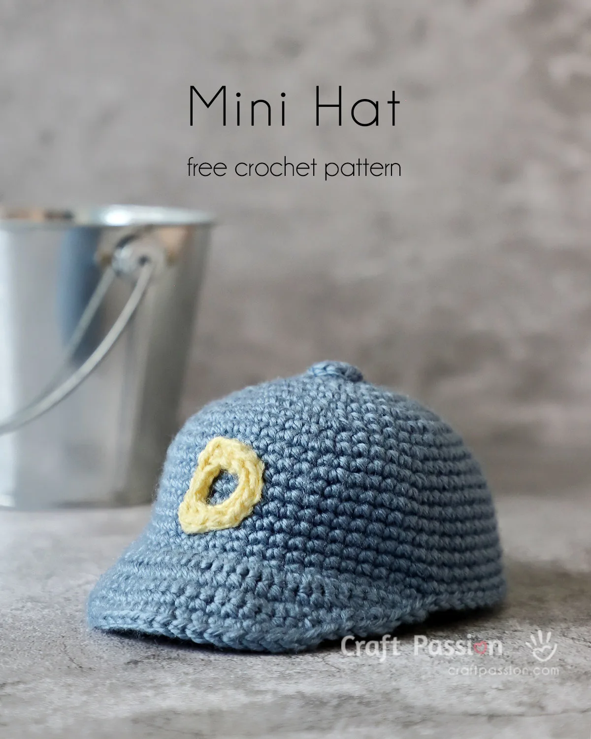 crochet dog hat