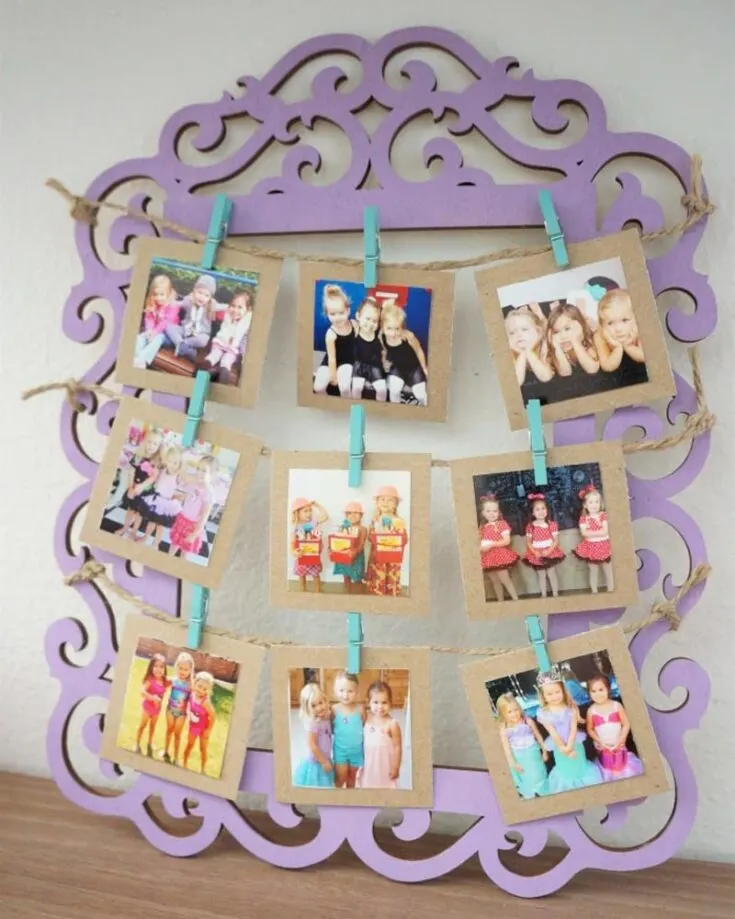A mini photo memory frame will be the perfect gift for momma&rsquo;s day, a blast from the past. Gather your favorite photos, popsicle sticks, and colorful decorations to make this adorable and thoughtful gift for your Mom. Tag your kids on this fun ride to make the most of this experience!