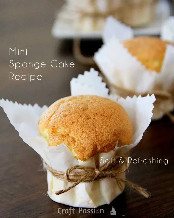 mini sponge cake recipe