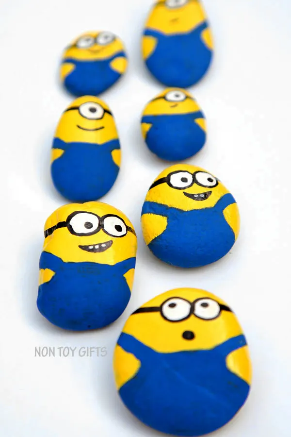 minions painted rocks