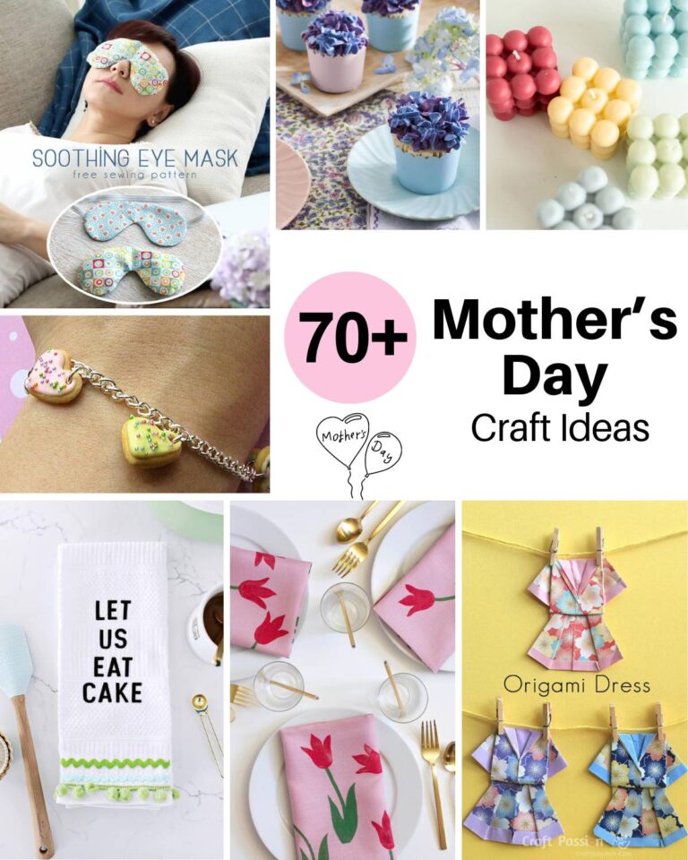 Get crafty with our selection of Mother's Day Crafts for your mama bear. From simple crafts like handmade cards to projects like DIY soap bars.