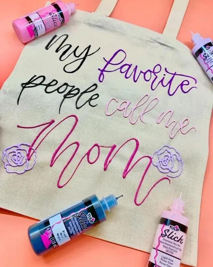 Add a pop of color with this Mother&rsquo;s Day dimensional paint where you can let your imagination and creativity shine! With only $15.39, you can transform a regular craft into a 3D twist with calligraphy and line art.