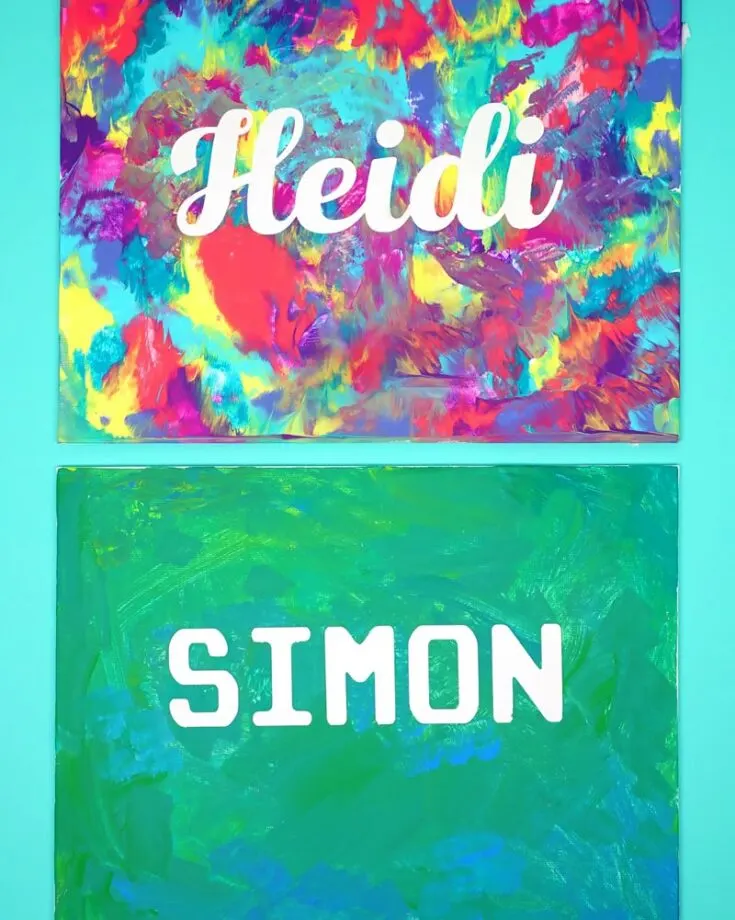 Try this out if you have children or want to artistically label things with your name. We love how you can personalize it and choose any color to identify different names! It's so appealing!