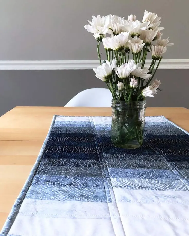Make an extraordinary runner by checking out this step-by-step instruction. This Ombre design is truly one of a kind, and it's a lovely beginner quilting project to try. Feel free to customize your color or shade gradient fabrics for the whole ombre look.&nbsp; Table runner size: Adjustable