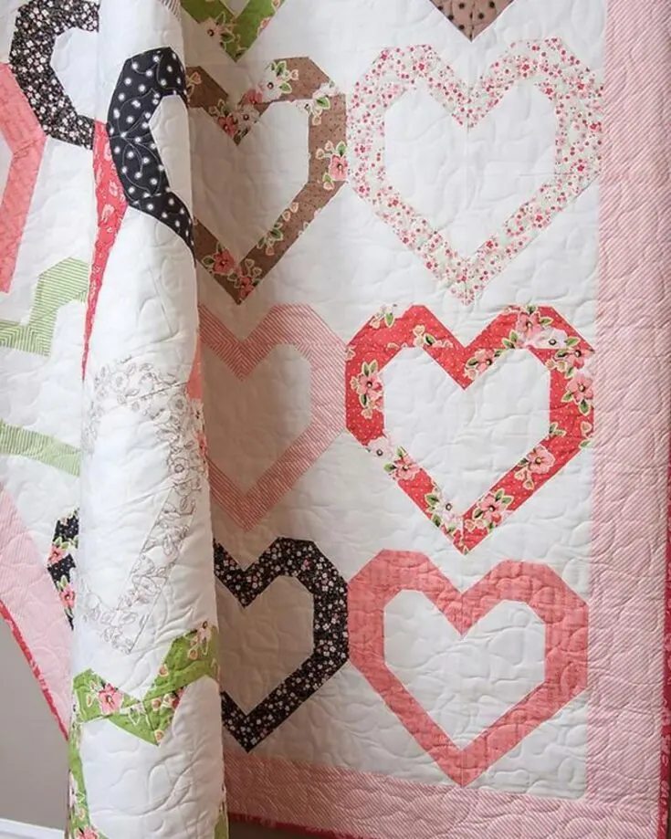 Fill your home and bedroom with love and affection to spread the importance of self-love with this adorable pattern. It&rsquo;s an inexpensive design perfect for confident beginners and intermediate quilters, and the finished quilt size is approximately 67.5&rdquo; x 79.5&rdquo;. This pattern is also fat-quarter and fat-eighths-friendly.