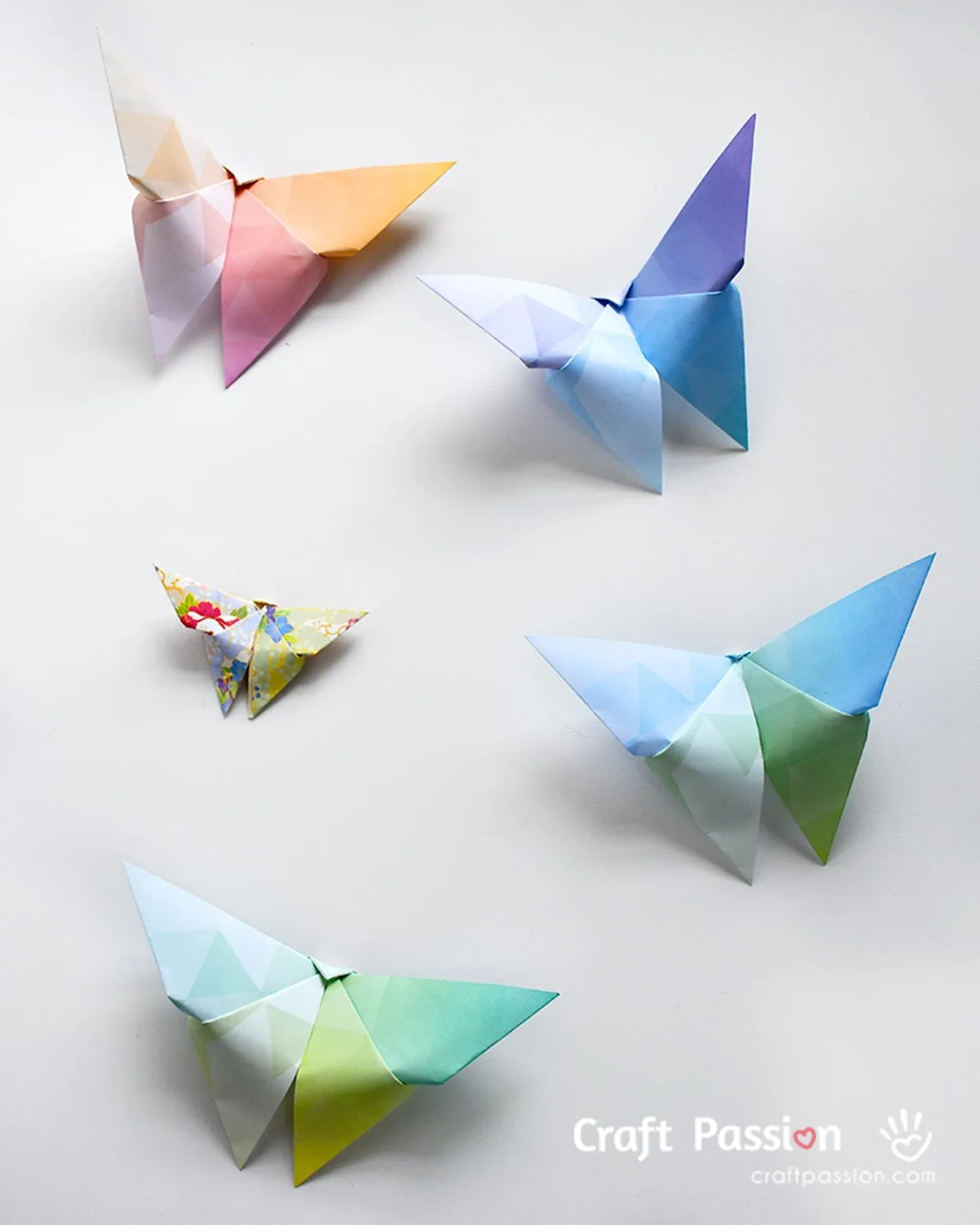 Learn how to make simple a origami butterfly with picture guides and detailed steps! They are perfect for home decorations and housewarming gifts.