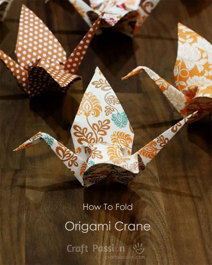 Let's start off with the classics! The origami crane is a wonderful choice to make. Not only is it simple, the meaning behind the origami crane is just plain beauty. It's the perfect origami to make as a gift.