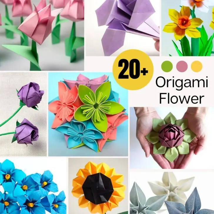 With these small origami flower projects, you can practice and give an evergreen flower to a loved one. Learn how to make origami flowers from over 20 tutorials.