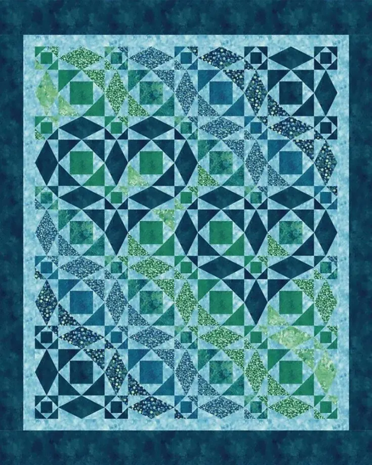 If you&rsquo;re seeking heart quilt patterns with subtle hearts, give this pattern a go! It&rsquo;s an inexpensive design ideal for advanced quilters as it&rsquo;s intricate and very detailed. The sizes available are as follows:&nbsp; Queen: 85&rdquo; x 100&rdquo; Lap: 49&rdquo; x 64&rdquo;