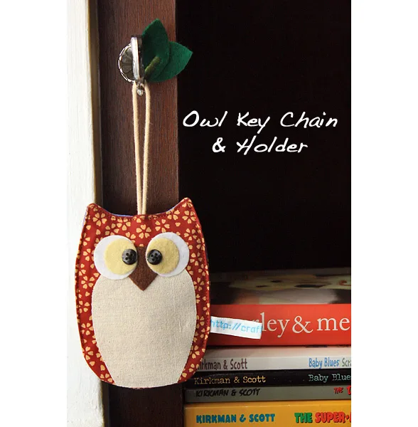 owl key pouch pattern