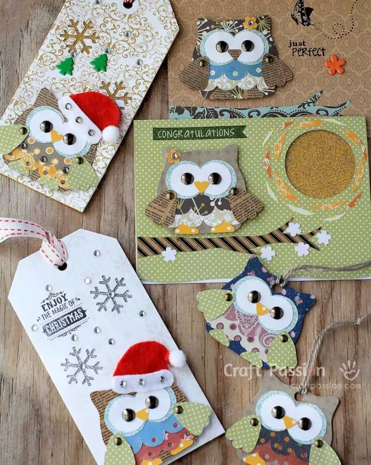 Check out our cute little owl called Olivia! This design is perfect for crafters looking to make unique, owl-shaped bookmarks. You can use it as a bookmark by attaching a tassel or pasting it onto a small card. Go as wild as you can with this one!