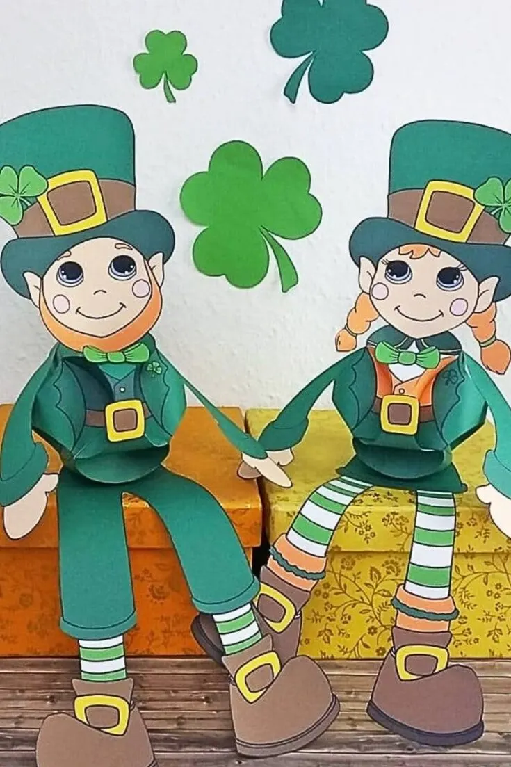 Get ready to dive into the whimsical world of St. Patty&rsquo;s Day with this charming paper leprechaun craft with your kids at home! Transform ordinary paper into various magical leprechaun characters to bring a touch of Irish charm into this fun project.