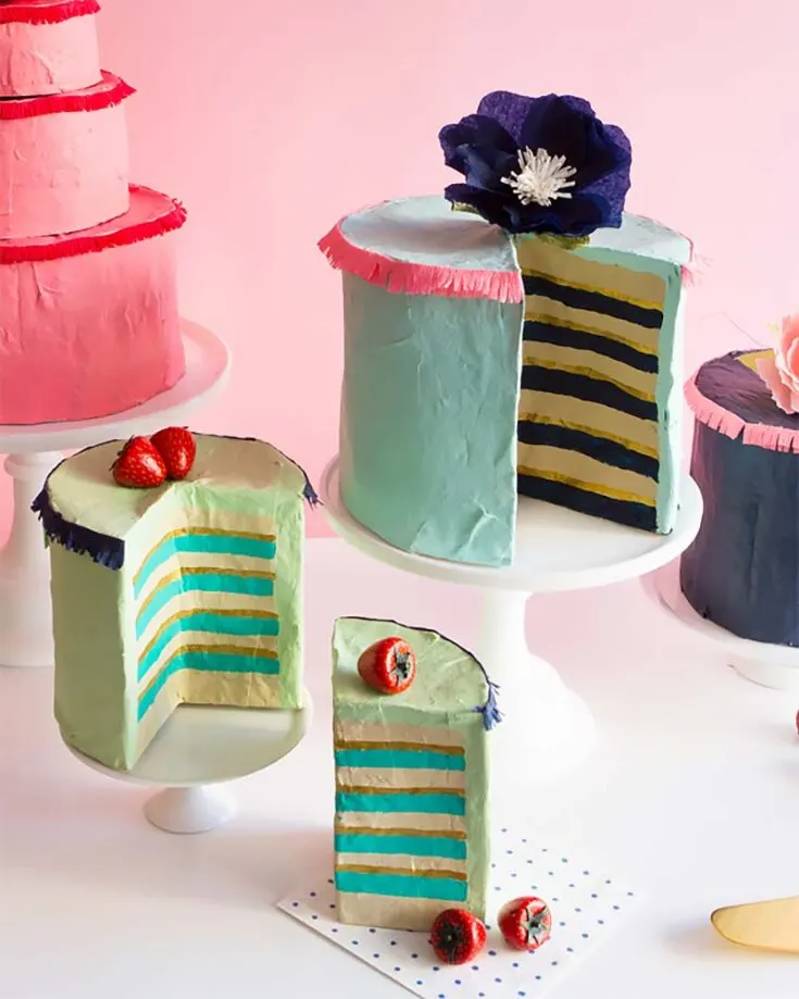 These paper mache cakes could serve as stunning depictions of the actual cakes that your child or a loved one enjoyed on their special day. The best part is that they last forever!