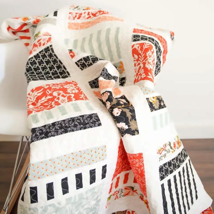 If you&rsquo;re searching for quilt patterns for beginners that are super easy to make and have a minimalistic aesthetic to them, then you have to try making this Peaches and Cream Quilt! This tutorial will guide you into making a charming quilt that combines soft hues reminiscent of peaches and cream, and it&rsquo;s perfect for adding a touch of elegance to your home. The finished quilt size is 62&rdquo; x 62&rdquo;.