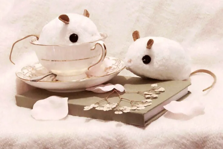 Peaches the Mouse is a furry friend you can make it yourself, even if you're a beginner. This pattern is meant to be hand-sewn, but you can also use a sewing machine if you're experienced with using one. Once you've mastered this, you'll be tempted to make a whole family for Peaches!