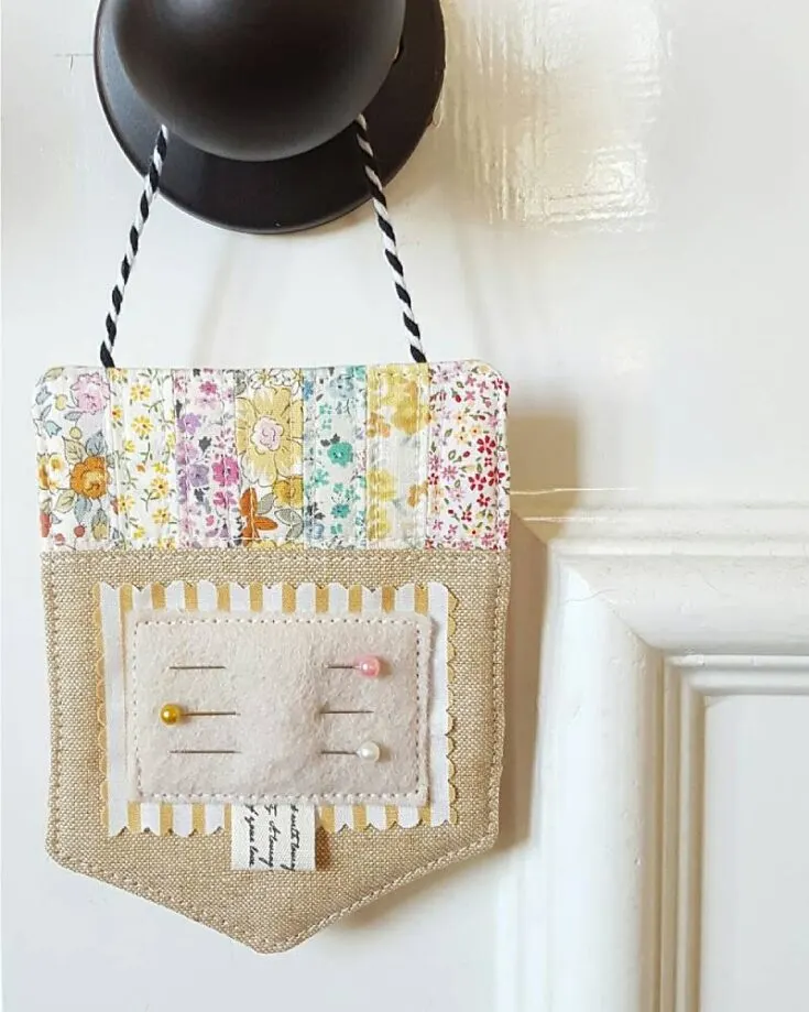 Isn&rsquo;t this so creative? Learning how to make a pinnie pennant like this one will make sure your pins are always within reach. They also make for a great decoration in your workroom!