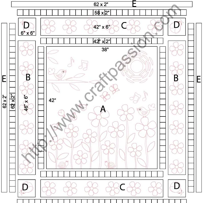secret garden quilt